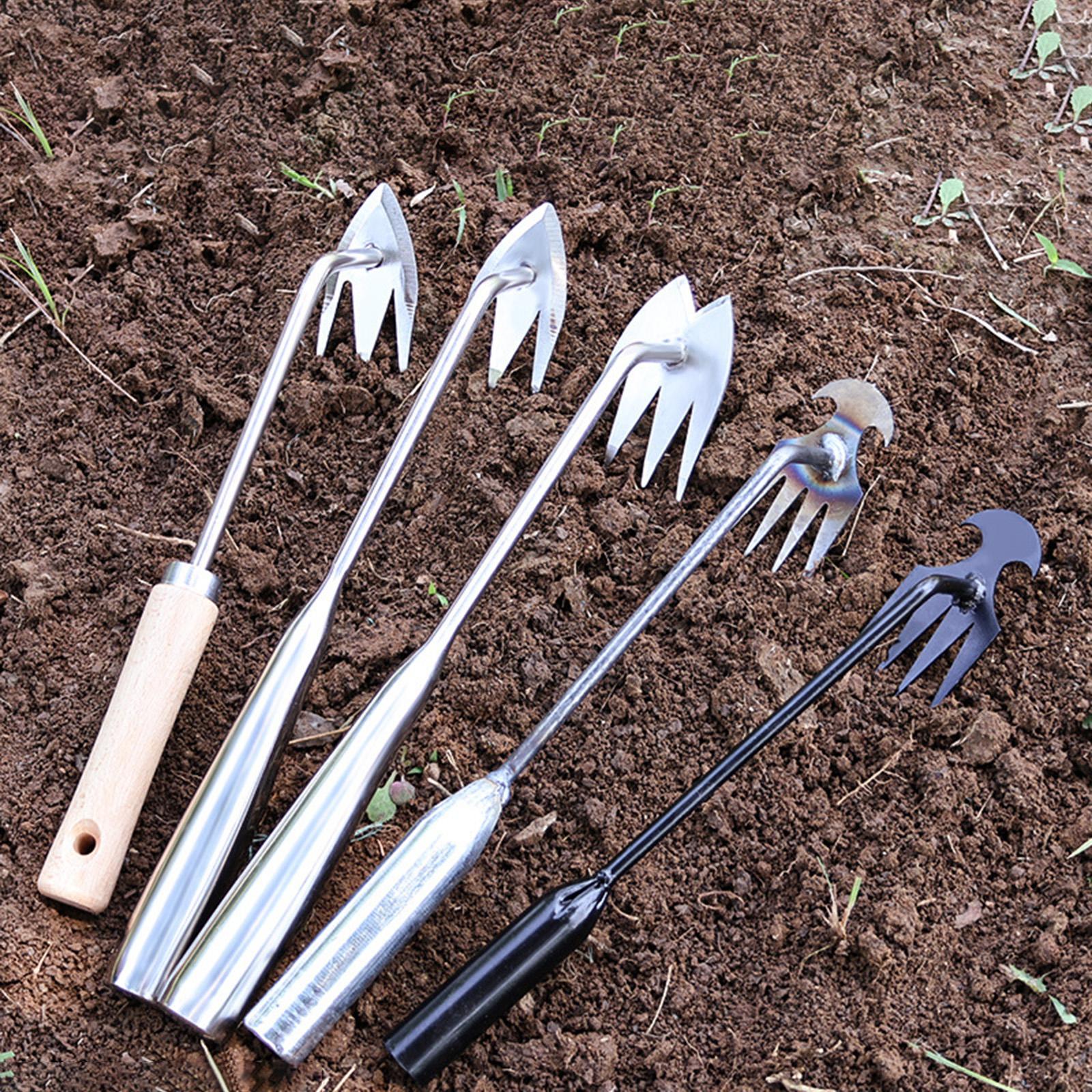 

High Carbon Steel Weeding Puller Ergonomic Handle Weeding Removal Tool 40cm