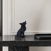 Wolf Howling Statue, 3D Printed Mini Animal Figurine, Standing Sitting Wolf Decor for Desk Shelf, Gift for Wolf Lovers
