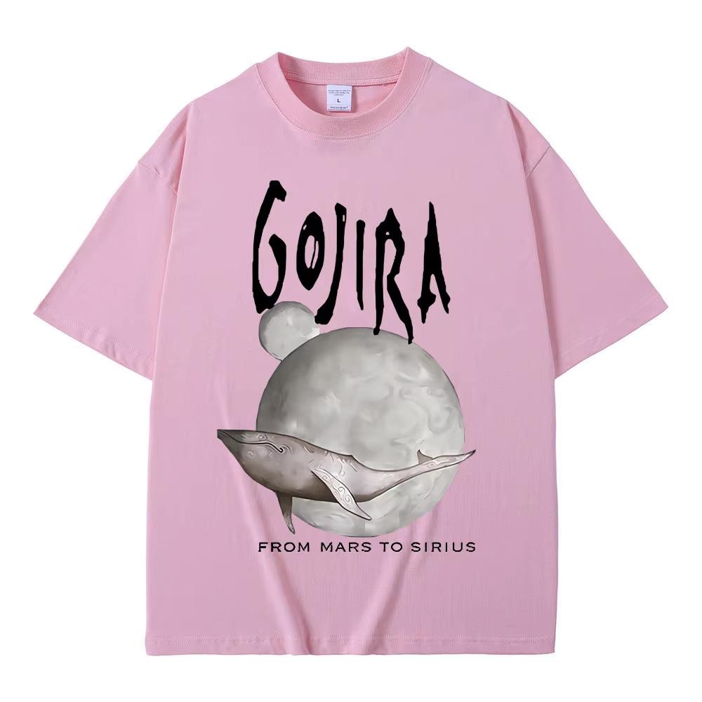 

France Metal Band Gojira From Mars To Sirius Flying Whales Music Album Graphic T Shirt Men Women Vintage Gothic Rock T-shirts... S разноцветный