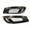 For Hyundai Genesis Coupe 2008-2012 Carbon Fiber Front Bumper Side Air Vent Intake Frame Grill Fog Light Lamp Cover Hood Grille
