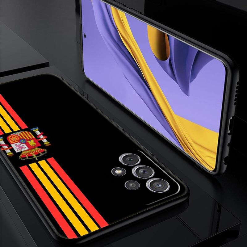 Spain Bull Flag Phone Case For Samsung Galaxy A17 A07 A55 A35 A25 A15 A05s A33 5G A31 A23 A21s A13 A41 A73 A53 A51 A71 A03 Cover