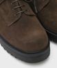 Firenze Atelier [Second.A] Volume Round Toe 5Cm Suede Derby 2Ndf2700Bs [Brown]