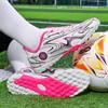 Unisex Youth Soccer Cleats Lightweight Football Shoes for Match Training Enhanced Grip Durable TF Comfortable Breathable
