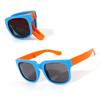 New Fashion Children Foldable Sunglasses Kids Cute Lovely Colorful Travel Eye Protection Glasses Retro Sunglasses For Boys Girls