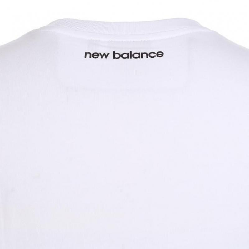 New Balance Uni Essential Big Logo Short Sleeve Tees Nbned21033 10