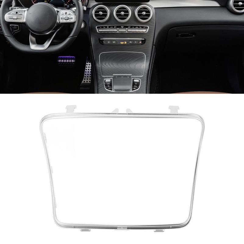 Panel Uchwytu na Kubek w Konsoli Ramka Galwanizowana Pokrywa Dekoracyjna Wykończenie dla Mercedes-Benz W205 C205 W253 X253 C253 2015-2021