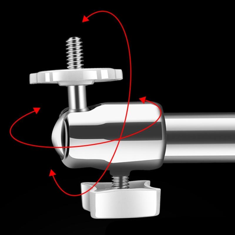 Security Camera Wall Ceiling Mounting Holder Stainless Steel Camera Support Multiple Angle Adjustment for Monitoring