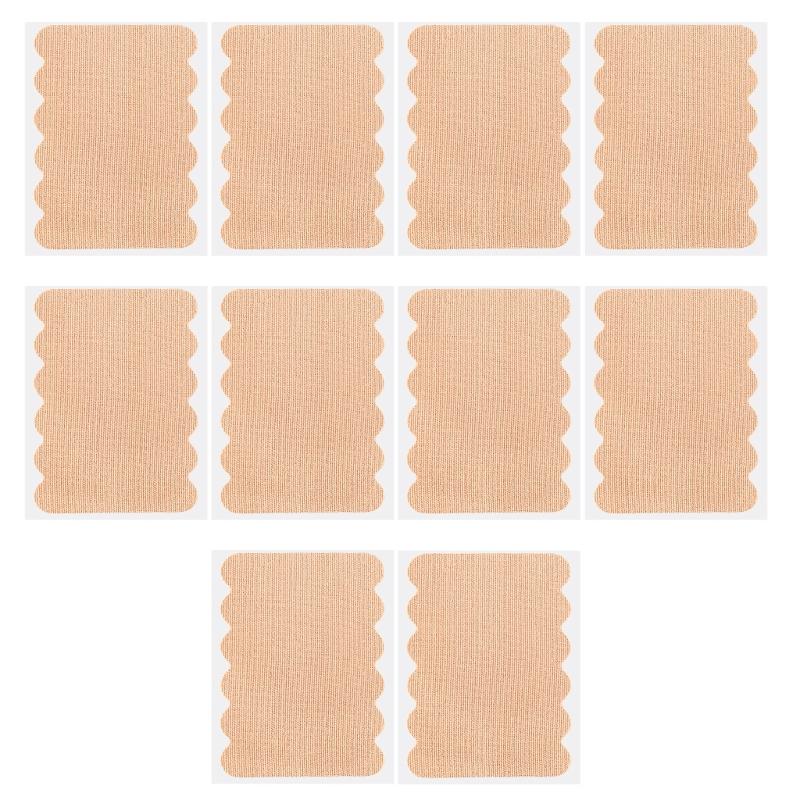 10 Pieces Invisible Underarm Sweat Absorbing Pads Disposable Adhesive Liners For Daily Use Sports Activities