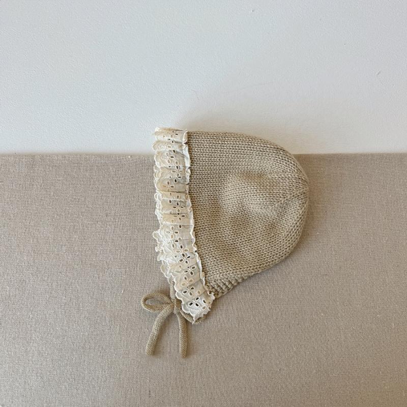 Venkovní teplá čepice pro miminka, chlapce a dívky, podzimní zimní, s ochranou uší, volánková krajka, princezna, dětská pletená vlněná čepice