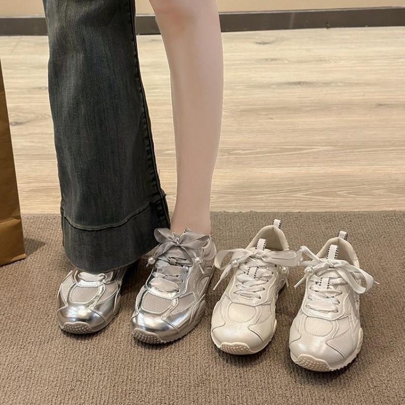 Fashion Women's 2025 New Summer Single Mesh Breathable Thin Casual Explosive Forrest Gump Shoes
