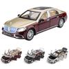 1/24 Maybach AMG S600 Spielzeugauto Modell, Diecast Legierung Metall Miniatur Rückzug Sound & Licht Sammlung Freilauf Geschenk für Jungen