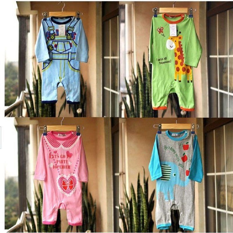 Adorable 2018 Infant Baby Girl Boys Cartoon Romper Jumpsuit Bodysuit Outfit 0-18m