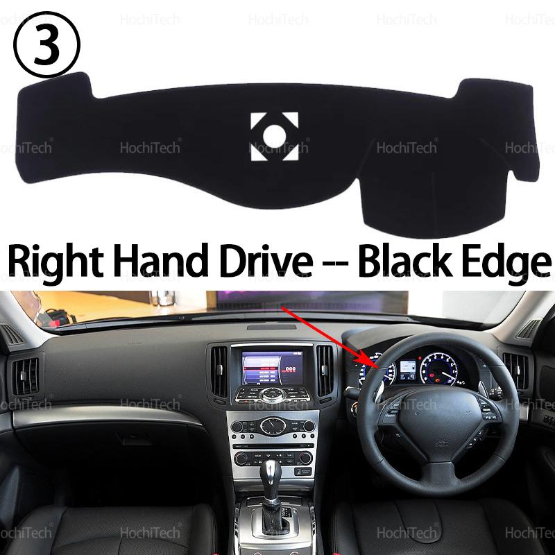 Dashboard Cover Pad Car Liner Anti-UV Mat Sunshade Dashmat Carpet Dash for Infiniti G37 G35 G25 2007 2008 2009 2010-2013