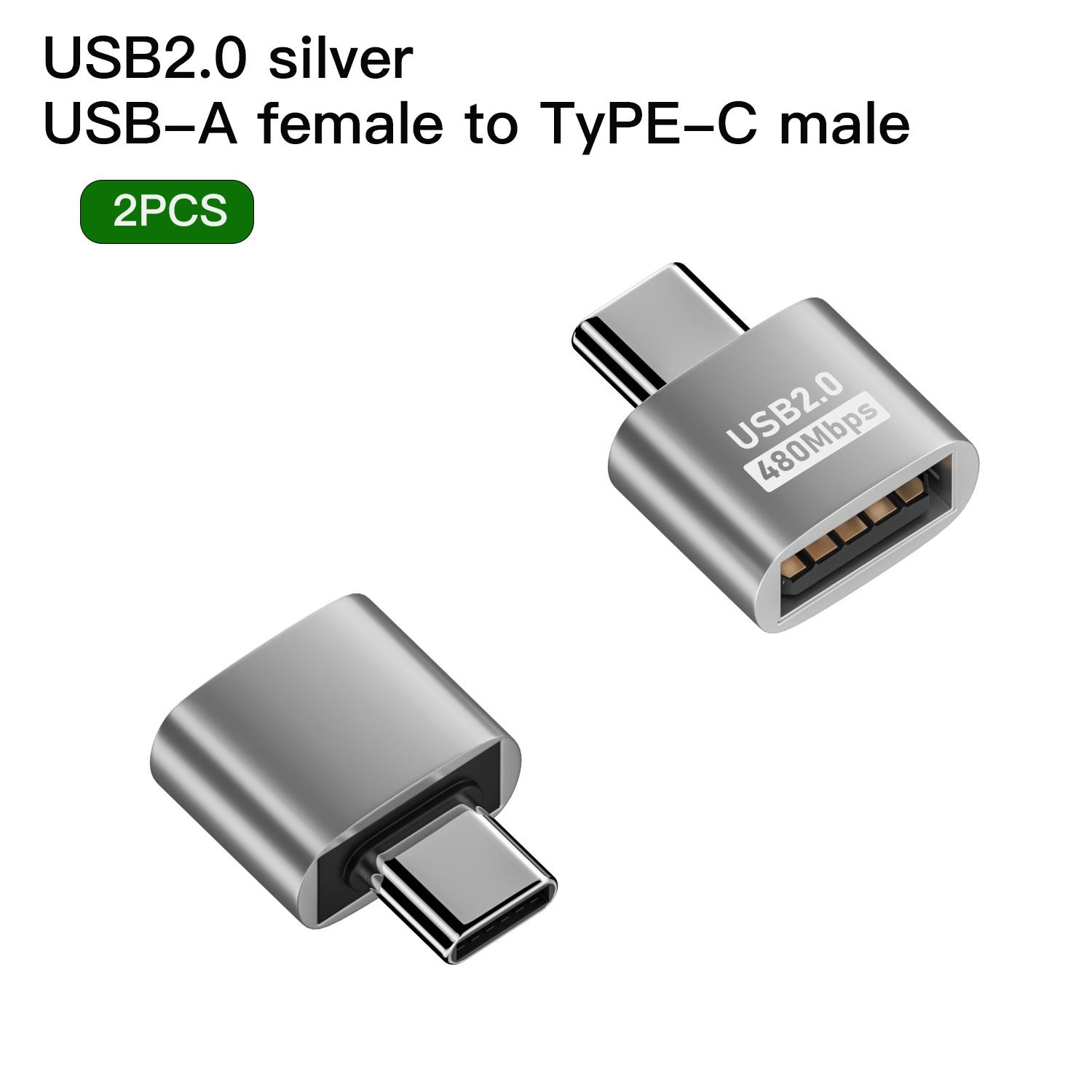 

5 PCS USB to Type-C OTG Adapter USB USB-C Male to Micro USB Type-c Female Converter for Laptops Mobile Phones USBC OTG Connector