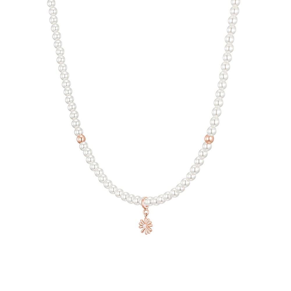 Mariel Pearl Bead Necklace + Pendant Set (Set-J0-0902)