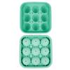 Soccer Ice Cube Mold, Round Ice Cube Mold, Silicone Sphere Molds With Funnel-Type Lid,Soccer Ball Ice Cream Maker