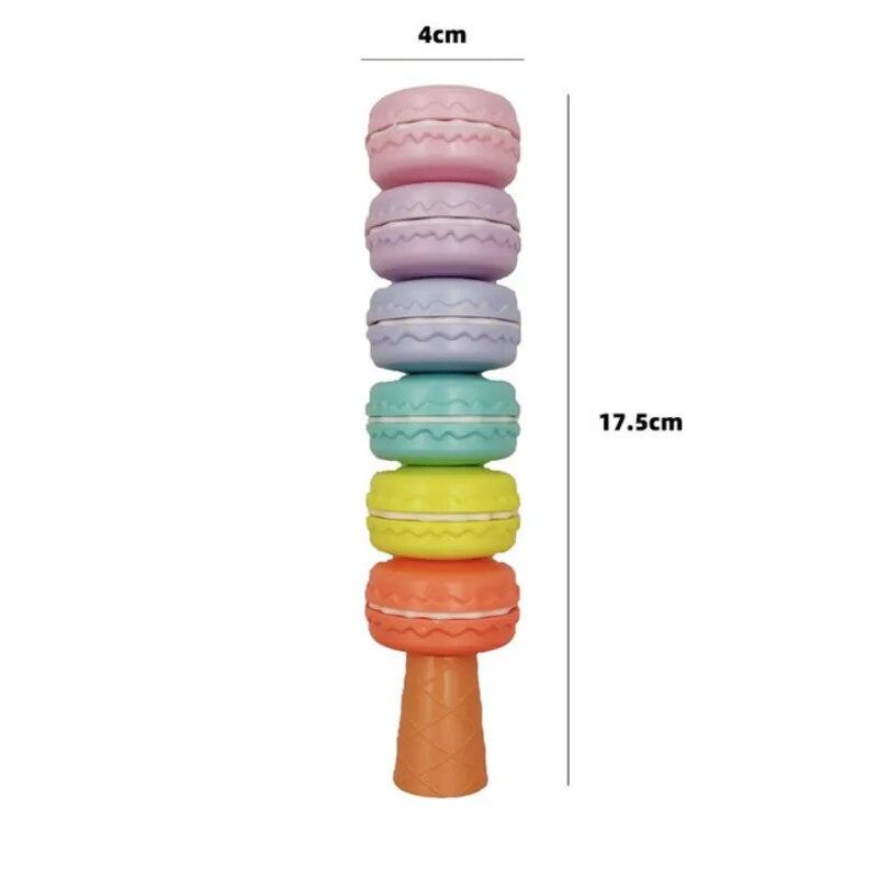 1 sztuka 6 kolorów słodki kawaii makaronik ciastko cukierkowy kolor zakreślacz artykuły biurowe szkolne