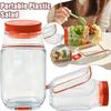 Salad Jar,Mason Jar Salad Container With Side Opening, Dressing Bowl, Sauce Compartments, Microwave-Safe, Freezer And Dishwasher