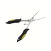 2pcs 11.8in Multifunctional Luya Pliers Stainless Steel Fishing Pliers Fishing Accessories Fish Mouth Pliers Hook with Rubber Handle