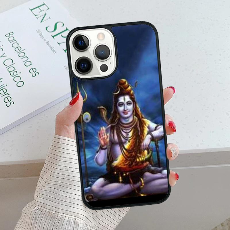 Lord Shiva Hindu God Buddha India Phone Case cover For iPhone 17 Air 15 16 16e 14 13 Pro Coque 12 11 Pro Max For Apple PLUS