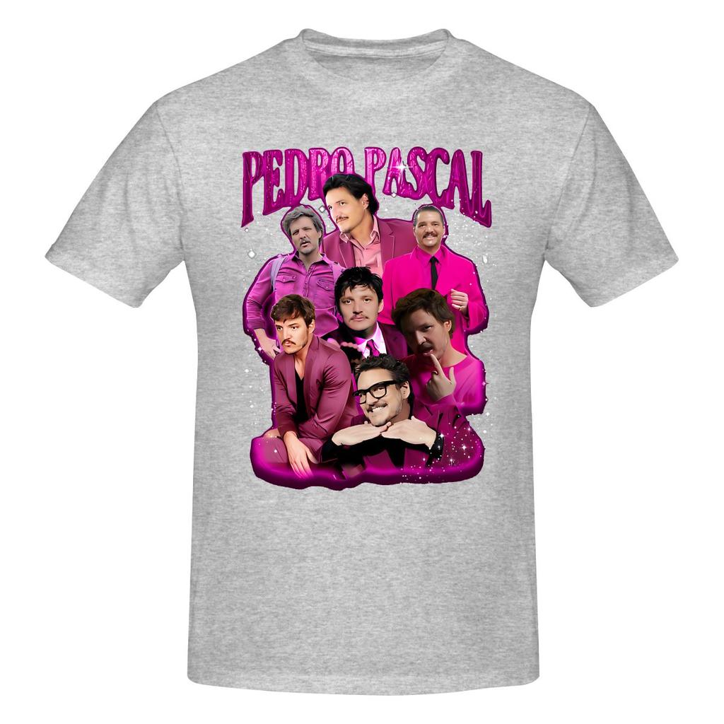 Funny Pedro Pascal In Pink Unisexs Printed TShirt Unisex T shirtTop