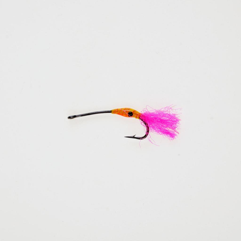 Luminous Fluorescent Fishing Hooks: Colorful Ice, Sea, Fly Fishing Rigs with Long Handles and Barbs for Bass