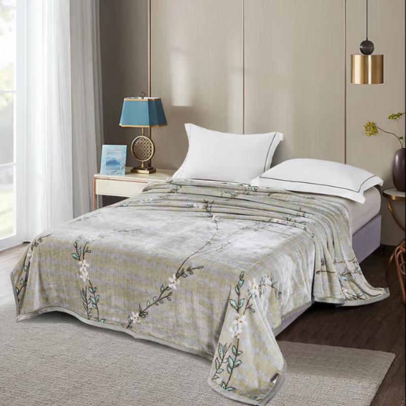 Elegant Patterned Flannel Art Blanket