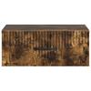 Wall Mounted Nightstand Smoked Oak 49 x 34.5 x 20 cm