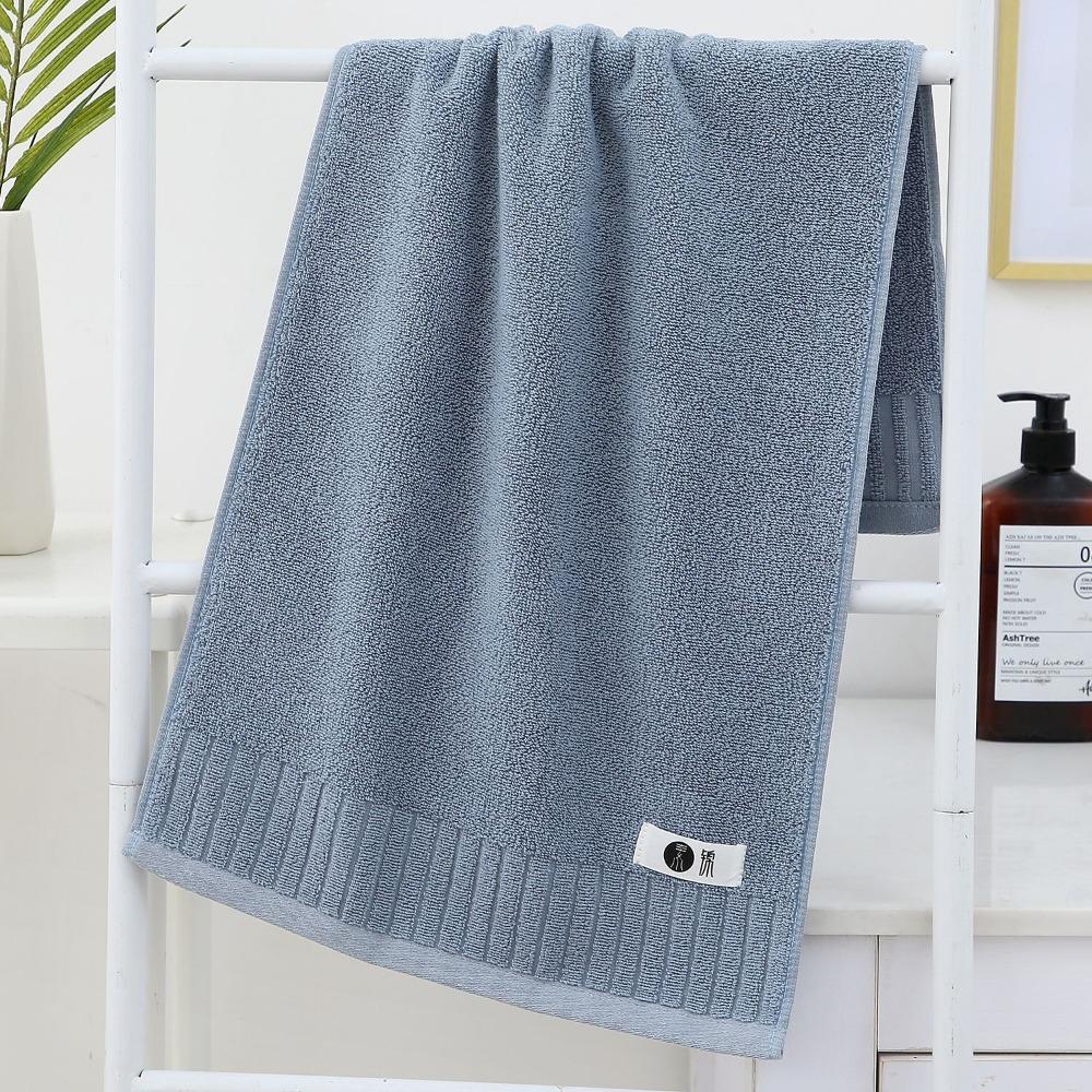 Spot large thickened cotton souvenir towel hotel men's sports face towel plain color broken gear water absorption