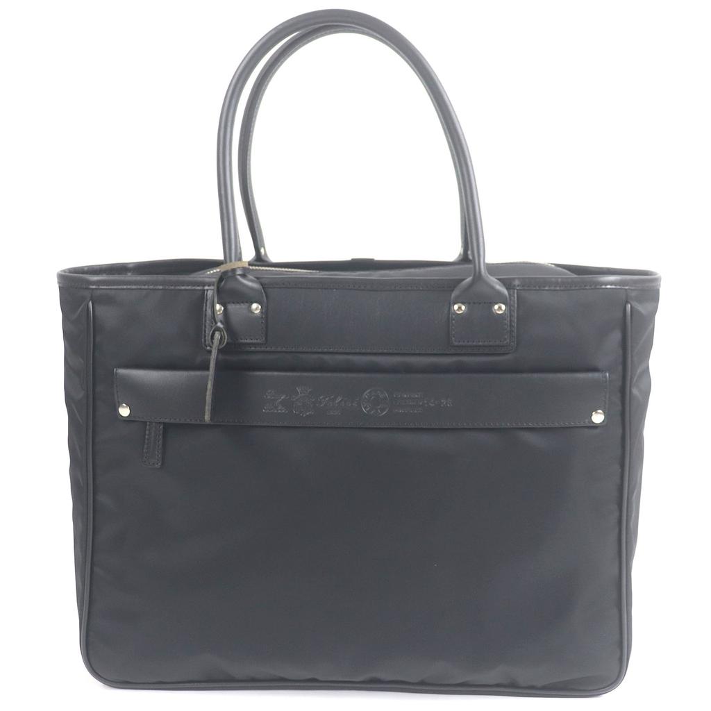 Felisi Briefcase Tote bag A4 size storage black Nylon mens 14/26-DS Used
