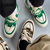 Mode Herren Freizeit-Sneakers Plateau Personalisiertes Design Sport Laufschuhe Skateboard Flats Sneakers Gemischte Farben Schuhe für Herren