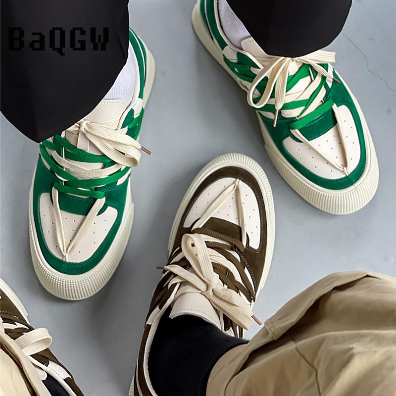 Mode Herren Freizeit-Sneakers Plateau Personalisiertes Design Sport Laufschuhe Skateboard Flats Sneakers Gemischte Farben Schuhe für Herren