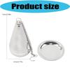 304 Stainless Steel Tea Infuser Strainer For Loose Leaf Tea With Fine Meshes Filter And Extended Chain Hook Drip Tray