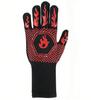 High Temperature Resistant BBQ Gloves, Heat Insulation Fireplace Grilling Gloves, Anti-scald Oven Glove for Ktichen Baking Grill