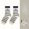Autumn and Winter Cartoon Bear Women's Jacquard Cotton Women's Socks Multicolored Mid-calf Casual Socks