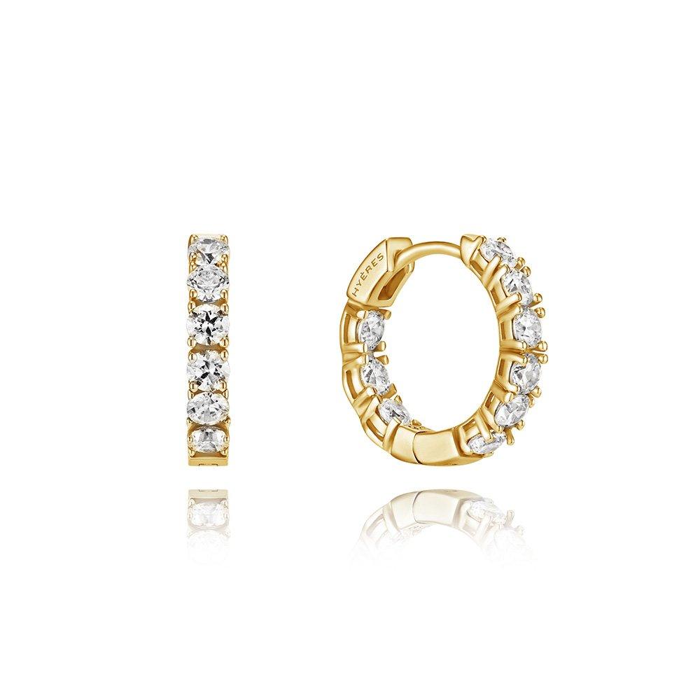 Essence Silver (Y) Tennis One-Touch Earrings S Hl4E32403Y9Xxx