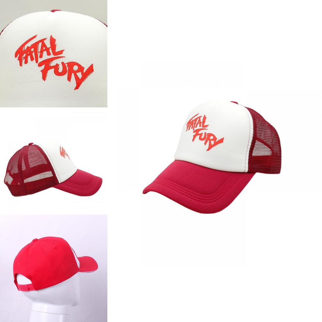 Fatal Fury Terry Bogard-serien broderet bomuldsbaseballkasket til fritidsbrug