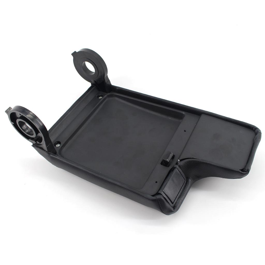 Armrest Storage Cover Car Interior PU Leather for 325Ci E46 99-04 Black Beige Gray