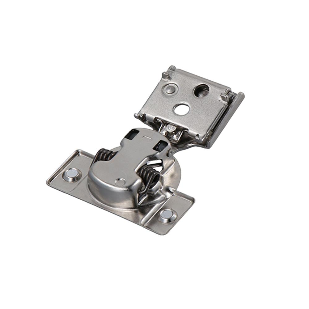 Self Closing Kitchen Nickel Plated Cabinet Hinges 1/2 inch Cabinet Hardware Overlay