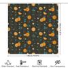 Fruit Pattern Shower Curtain Waterproof Bathroom Decorations Waterproof Fabric Bath Rug Sets Home Decor Shower Curtains With Hoo