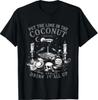 Vintage Kokosnuss-Margaritas Retro Halloween Magie Praktisches T-Shirt