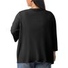 Women's Fall And Winter Fashion Casual Soild 3/4 Sleeve Mid-Length Cardigan Jacket