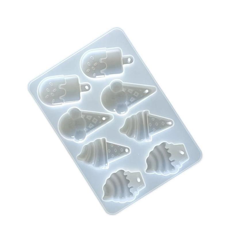 Silicone Ice Cream Mould Food Grade Crafting Tool for Resin Jewelry and Craft Art
