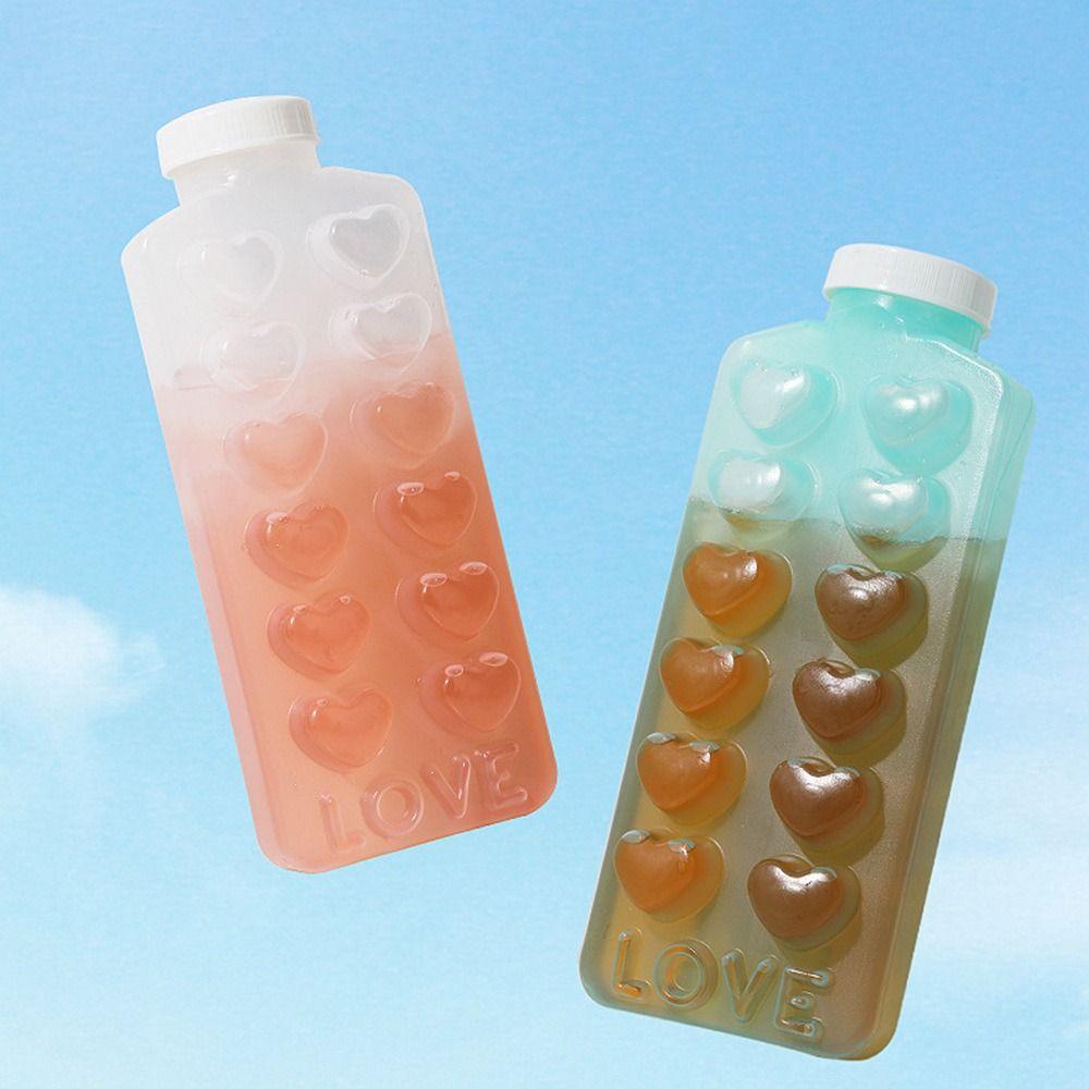 Multifunktionale Eiswürfelform Herz-Eiswürfelbox Neue Press-Eiswürfelform