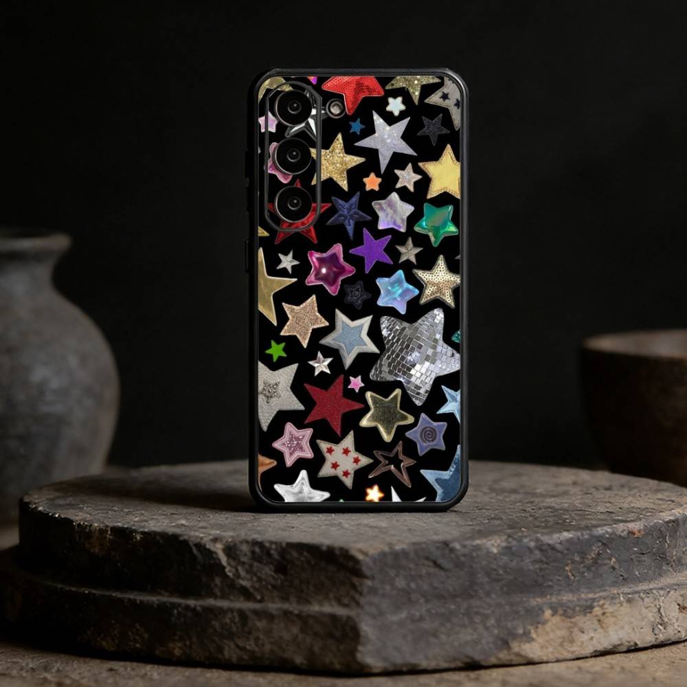 

Красочный чехол-звезда для Samsung Galaxy A91,80,73,72 ,71,53,52,32 ,31,22,21s,20,Мягкий черный чехол Samsung a11