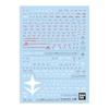 BANDAI SPIRITS Gundam Decal No.143 HG 1/144 Mobile Suit Gundam Flash Hathaway General Purpose Water Transfer Decal