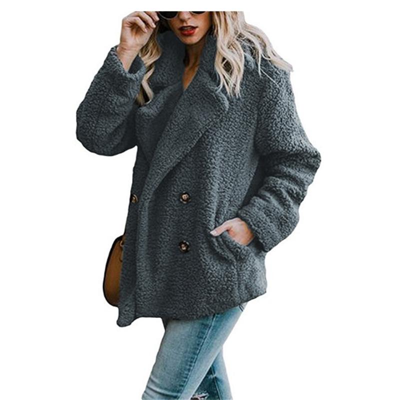 winter buttoned casual quilted coat