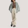 Adidas Originals FW25 Loose Fit Lace-Up Mid-Rise Casual Trousers Women bottoms KT-3138