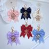 Women's Elegant Bow Bag Charm - Cute & Stylish Key Fob for Daily Use