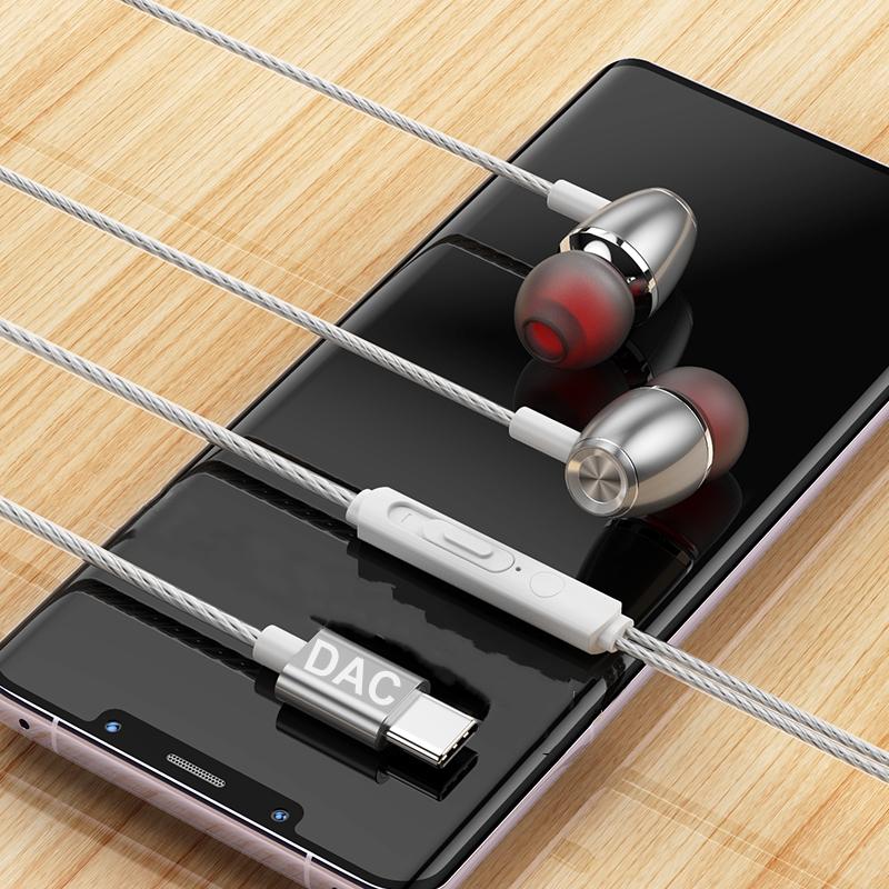 Type-C Multi-Functional Earphone for Live Song Influence Live Stream Wired Earphone